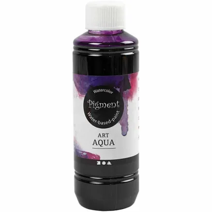 Liquid Watercolour Paint, red violet, 250 ml / 1 bottle.
