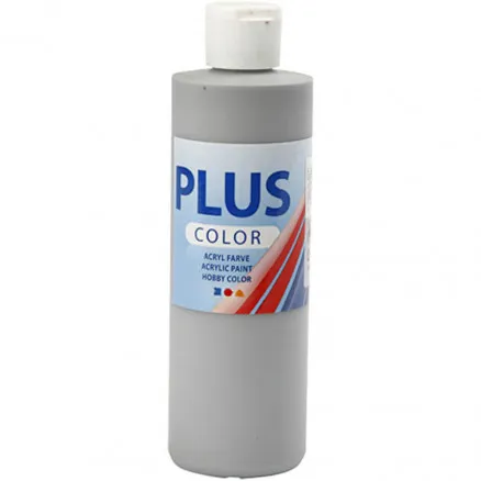 Plus Color hobby paint, rain grey, 250 ml/ 1 fl.