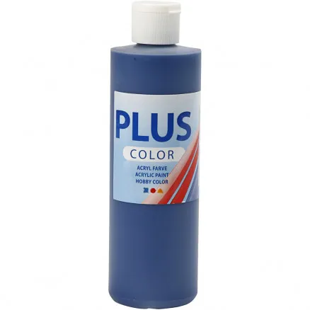 Plus Color hobby paint, navy blue, 250 ml / 1 bottle.