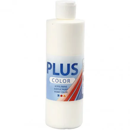 Plus Color hobby paint, off white, 250ml