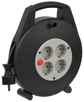 Brennenstuhl Cable Reel Vario Line 4fach 10m sch