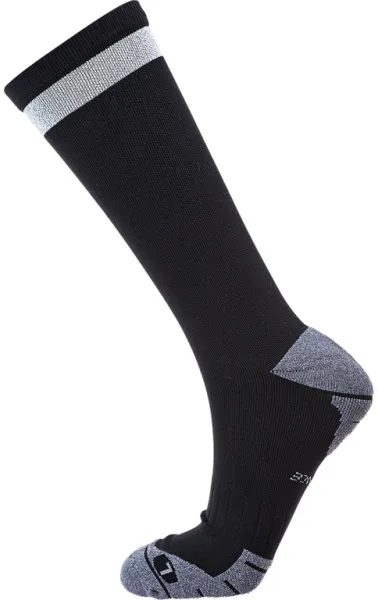Endurance Torent Reflective Mid Length - Running Socks - Black - Size 39/42