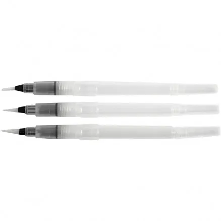 Water brushes, size S + M + L, 10 ml, 3 pcs.
