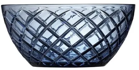 Lyngby Glas Sorrento salad bowl 24 cm - Blue