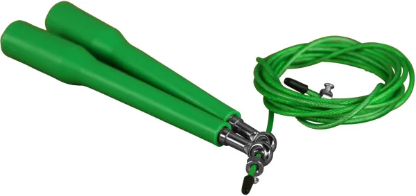 Odin Cable Crossfit Skipping Rope Green Long Handle 300cm